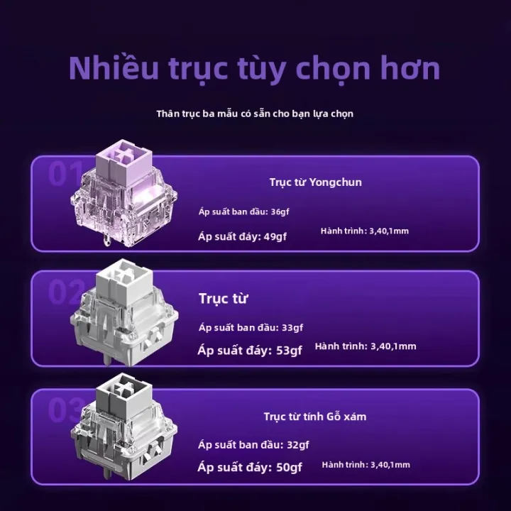 Bàn Phím Cơ Có Dây Trục Từ Tính AULA WIN60 HE 61 Phím RT Tùy Chỉnh Chơi Game Trên Máy Tính Để Bàn Thể Thao Điện Tử Với Tốc Độ Lấy Mẫu 8K Đèn Nền Nhiều Màu | BigBuy360 - bigbuy360.vn Bàn Phím Cơ Có Dây Trục Từ Tính AULA WIN60 HE 61 Phím RT Tùy Chỉnh Chơi Game Trên Máy Tính Để Bàn Thể Thao Điện Tử Với Tốc Độ Lấy Mẫu 8K Đèn Nền Nhiều Màu | BigBuy360 - bigbuy360.vn