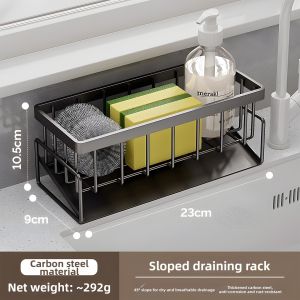 MADASHUAI | Kitchen Sink Sponge Holder Dishcloth Organizer