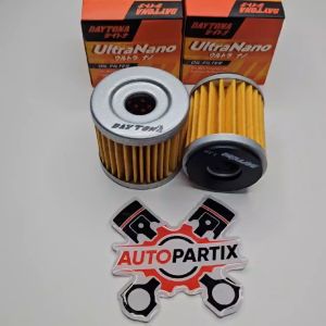 Filter Oli Daytona Ultra Nano Oil Filter Racing Motor Vixion Jupiter MX Scorpio Z Jupiter Z FI Smash Shogun 125 Satria F150 F 150 FU FI GSX Thunder Spin Skywave Skydrive