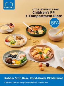 LocknLock | Partitioned Child Plate Food Grade