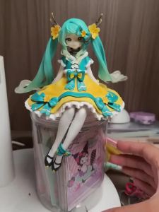 2 kinds Hatsune Miku Anime Figure Toys Flower Fairy Collection MIKU Kawaii Cartoon PVC Action Figurine Model Doll Birthday Gifts