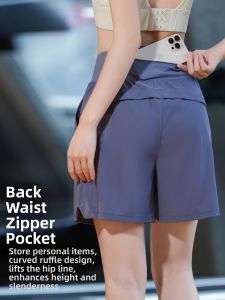 sui xin yu qie | Quick-Drying Breathable Workout High-Waisted Shorts