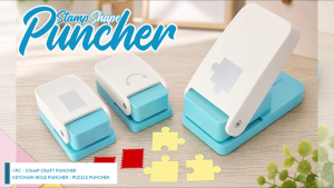 Linework Stamp Shape Paper Puncher DIY Craft Scrapbooking Card Making Tool