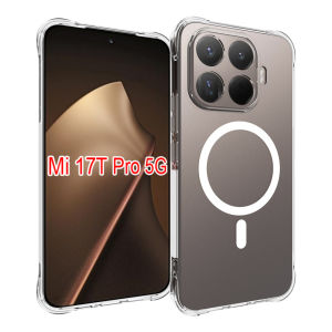 Ốp Lưng Silicon Xiaomi 17T Pro 5G Tương Thích Magsafe Đệm Khí Chống Sốc Vỏ Điện Thoại Mềm Chống Trầy Xước Lớp Hoàn Thiện Mờ
