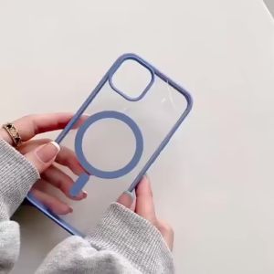 Magnetic Transparent IPhone Case Compatible for Wireless Charging IPhone 11 14 15 16 Pro Max 15 Pro Max 11 Acrylic Back Cel