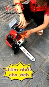 Máy cưa xích cầm tay chạy xăng giá rẻ tại Huế