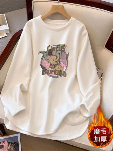 เสื้อยืดคอกลมแขนยาวทรงหลวมสไตล์ใหม่ เสื้อชั้นในผู้หญิง ทรงหลวม แขนยาว คอลเลกชั่นฤดูใบไม้ร่วง 2025