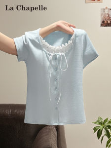La Chapelle | Slimming Versatile Polka Dot Illusion Layered T-shirt