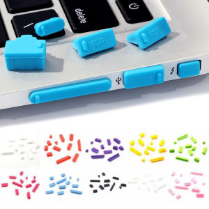 Silicone Anti-dust Plugs Notebook Computer Port Dust Plugs Laptop Port Dust Covers Stoppers HDMI RJ45 USB Port Interface Cover