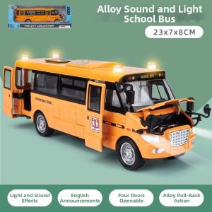 Educational Alloy Bus Toy