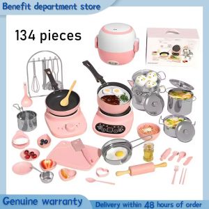 Mini kitchen can cook can really cook set small kitchen utensils food play small kitchen