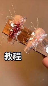 100m Móng Tay Trong Suốt Dây Lụa Pha Lê Bướm Cổ Tích DIY Dụng Cụ Móng Tay Nghệ Thuật Trang Trí