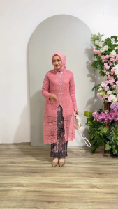 New Model Setelan Dan Atasan Kebaya Tunik Maharani Jumbo Ld 96cm-130cm