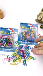 Klip Kertas Warna-warni Paper Vinyl Clips - Joyko C-3100