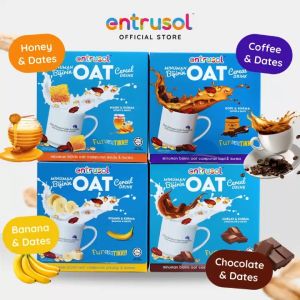 [Happy Family Pack 14 Box] Entrusol Oat Cereal Drink (140x 30g) - Halal Certified