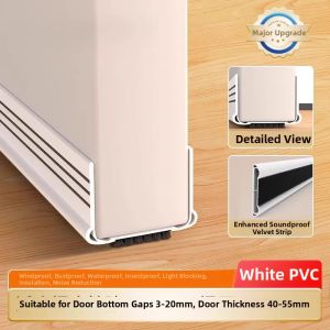 Door Bottom Weatherstrip Soundproofing Windproof Seal
