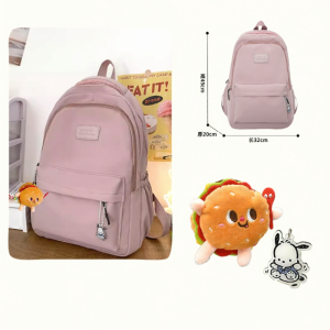 LUSUO | Large Capacity Student Backpack