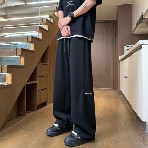 HetingHOME | Quần thể thao nam rộng rãi Hetinghome mùa hè thời trang cặp đôi quần dài thường ngày phong cách Mỹ không giới hạn quần thể thao