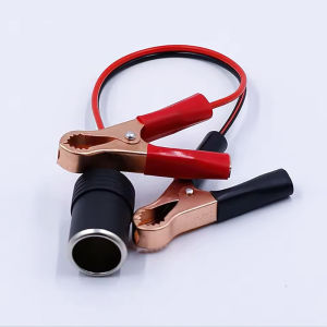 12V Car Battery Terminal Clamp Clip Cigarette Lighter Power Socket Adaptor Camping Battery Pump Power Adapter Splitter 0.35-3M