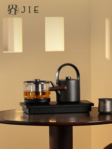 Smart Intelligent Automatic Dual Side Water Heating Kettle Office Home Use Tea Table Embedded Tea Brewing Device Stainless Steel