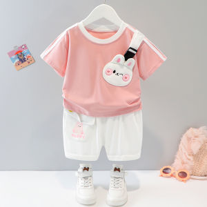Boy Online Celebrity Fried Street Summer Clothing Western Style 3 Fashionable Children Clothes Handsome Baby 1 Year Old Baby Short sleeve Set Summer