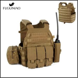 Fuguiniao áo giáp túi nilông áo chiến thuật nam huy hiệu Áo Giáp Chiến đấu quân sự