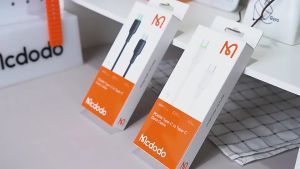 [1YrWarranty] Mcdodo Silicone Charging Cable 20W PD Fast Charge No Winding No Knotting 1.2m 3A 36W USB C to iP Cable Acc