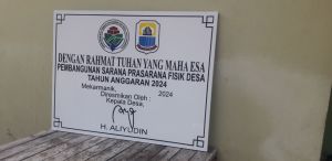 [COD] PRASASTI 40X30 PERESMIAN PROYEK GEDUNG JALAN DLL