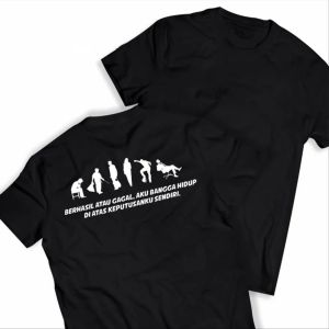 PK Kaos Kata Viral Berhasil Atau Gagal Keren Kekinian  Baju COWO CEWE Bisa COD