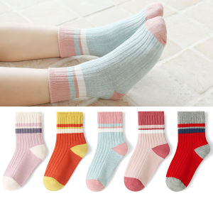 LIUZHISHU | Spring Autumn Winter Child Boy Girl Baby Big Kid Student Mid Calf Socks
