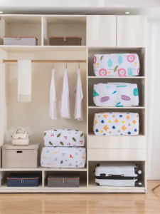 【1-3 Days Delivery】PEVA Colorful Waterproof Quilt Finishing Bag Moisture-proof Dust-proof Storage Bag COD