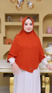 Jilbab Hijab Bergo Cringkle Airflow Ped Tali XL Premium