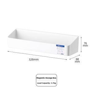 Asvel | Magnetic No-Drill Bathroom Shelf