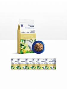 LEGENDSANDY | Pigeon Based Cat Food with Freeze Dried Meat and Center Filling for Adult Cats All Stages 1.5kg
