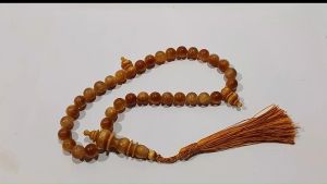 Tasbih kayu Damar wangi TEMBUS CAHAYA isi 33/99 butir natural alami