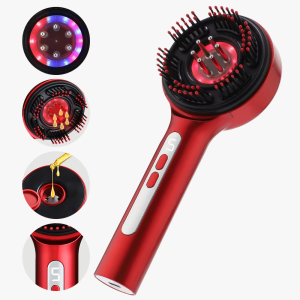 Ms.Dear | Electric Massage Comb Portable Hair Follicle Comb Scalp Oil Liquid Applicator Vibration Head Massager Hair Growth Anti Loss Care