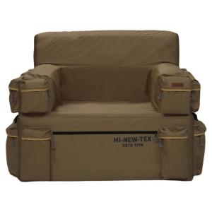 HI-NEW-TEX | Inflatable Sofa Single & Double Use Air Mattress for Home and Outdoor Camping