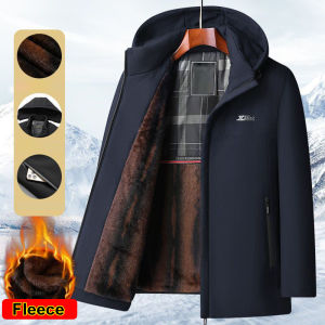 New Fleece Inner Hooded Mens Winter Jacket Windbreak Warm Coats Men Ski Hiking Jackets Outdoor Removable Hooded Parka Man 3XL