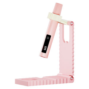 Timerable UV Nail Light Handheld Nail Lamp with Adjustable Bracket Base & LED Indicator Rechargeable Nail Dryer Quick Cure Tool