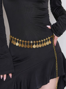 Metal Waist Chain Womens Ethnic Style Tassel Belt 2024 New Summer Fashion Accessory for Skirts And Dresses Sensation High