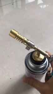 Kepala Gas Torch Flame Gun Blow Torch Portable Gas Kepala Las Manual 733 Pemantik Api Alat Panggang