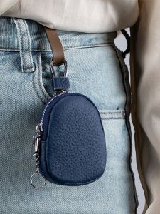 New Arrival Genuine Leather Mini Coin Purse Multi-Functional Key Storage Bag Fashion All-Match Small Wallet