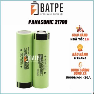 Pin sạc 21700 mới 100% Panasonic NCR21700T nội địa Nhật 5000mAh 20A