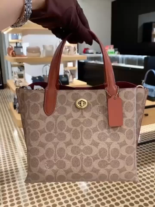 bag official store Ladies Willow 24 Tot Bags New Handbar Bag Pare C8869 Size Size: 24*20*10cm