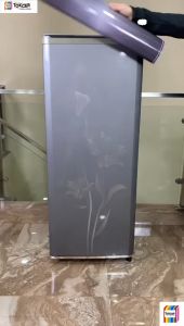 STIKER Kulkas 1 Pintu atau 2 Pintu Motif Garis WARNA-WARNI