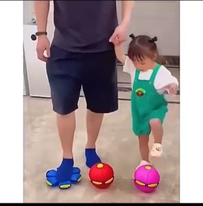 (Loại có đèn led) Bóng ma thuật biến hình thành đĩa bay dành cho trẻ - Bóng ma thuật có đèn nhấp nháy