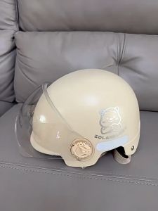 Mũ bảo hiểm nón bảo hiểm có kính che mũ bảo hiểm nữa đầu 3 lớp lót đệm mút xốp EPS thoáng khí - Happy Home 4U