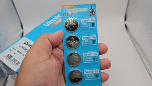 (1 Lembar Isi 5) Baterai Vinnic CR2016 Lithium 3V Batre Baterai Jam Tangan Digital