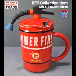 RED FIRE MUG BY GGA TRADE