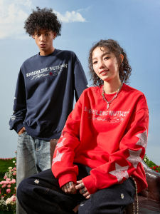 Áo Hoodie Mùa Đông Đính Hột Sao Đỏ